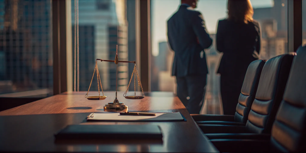 A meeting at one of America's top 10 personal injury law firms.