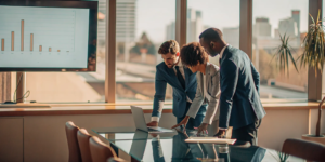 Truck accident attorneys strategizing to build a strong case for maximum compensation.
